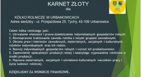 Złote Kółko Rolnicze w Urbanowicach