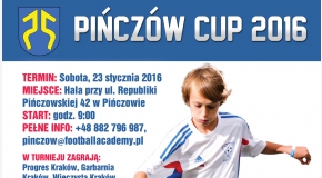 Turniej  „PIŃCZÓW-CUP 2016” 23.01.16 ( sobota).