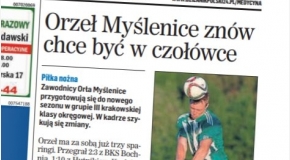 Dziennik Polski: Orzeł Myślenice znów chce być w czołówce