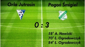 III kolejka LKO: Orlan Jutrosin - Pogoń Śmigiel 0:3 (0:0)