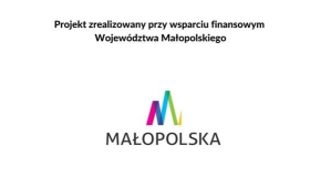 Podziękowanie dla Urzędu Marszałkowskiego w Małopolsce