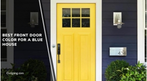Blue House Front Door