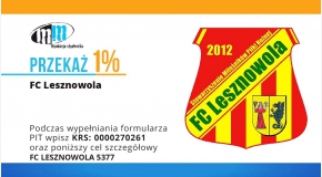 Przekaż 1% na Stowarzyszenie Miłośników Piłki Nożnej FC Lesznowola