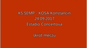 SEMP Warszawa vs Kosa Konstancin 2:1 - skrót