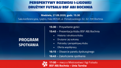Zaproszenie na konferencję dotyczącą rozwoju naszego klubu