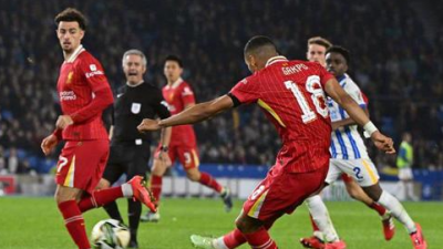 Liverpool venceu Brighton por 3-2