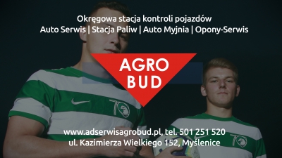 AGROBUD Myślenice od lat w naszej biało-zielonej drużynie!