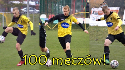 Trzech zawodników ze 100 występami w seniorach Młodzika!