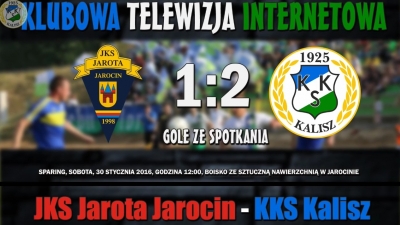 Bramki JKS Jarota -KKS  1925 Kalisz 30.01.2016