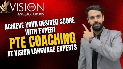 Achieve Your Desired Score with Expert PTE Coaching at Vision Language Experts