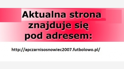 http://apczarnisosnowiec2007.futbolowo.pl/ - aktualna strona rocznika