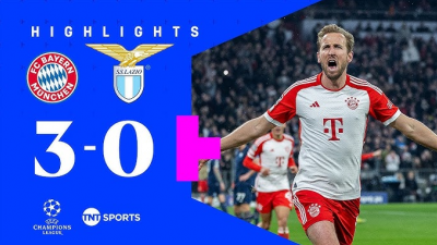 Mestarien liiga: Bayern voitti 3-0 Laziota vastaan
