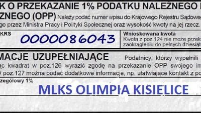 PRZEKAŻ 1% PODATKU NA NASZ KLUB!!