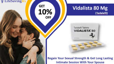 Vidalista 80 Mg | Regain Your Sexual Strength & Get Long Lasting Intimate Session With Your Spouse