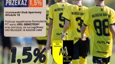 Przekaż 1,5% dla Młodzika