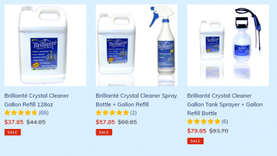 Elevate Your Home's Elegance with Brillianté Crystal Cleaner