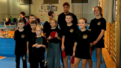 Pierwszy turniej młodzieżowej drużyny tenisa stołowego!