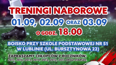 Ważna informacja dotycząca naboru do klubu.