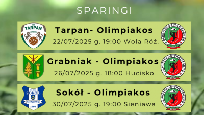 Przed nami pierwsze sparingi..