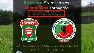 Zapowiedź: Roztocze- Olimpiakos