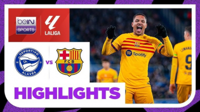 I den 23:e omgången av La Liga besegrade Barcelona Alaves med 3-1