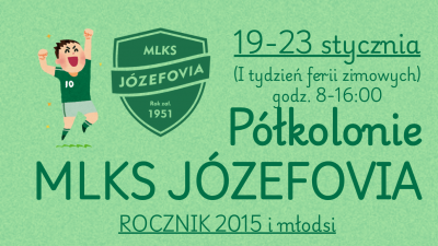 Półkolonie z "Józą" - aktywne ferie zimowe 2026