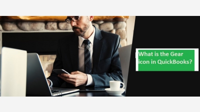What is the Gear icon in QuickBooks?