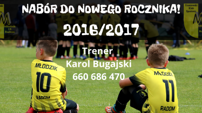 Dołącz do nas! Trenuj w Młodziku!
