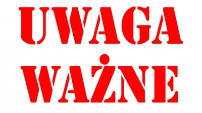 Uwaga! Komunikat!