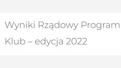 Program "Klub 2022"