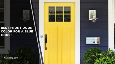 Blue House Front Door