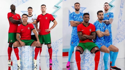 Den nye trøya til det portugisiske landslaget skinner i 2024-europacupen