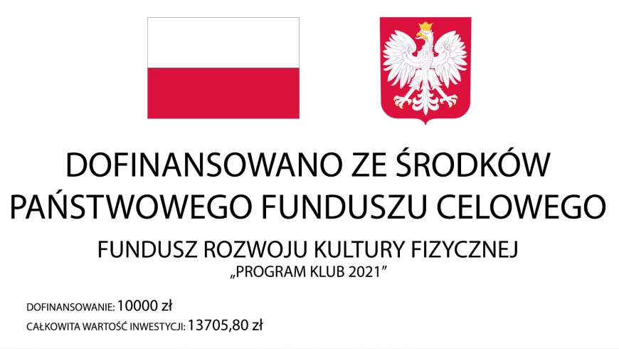 AP Gryf z dofinansowaniem z Programu Klub 2021