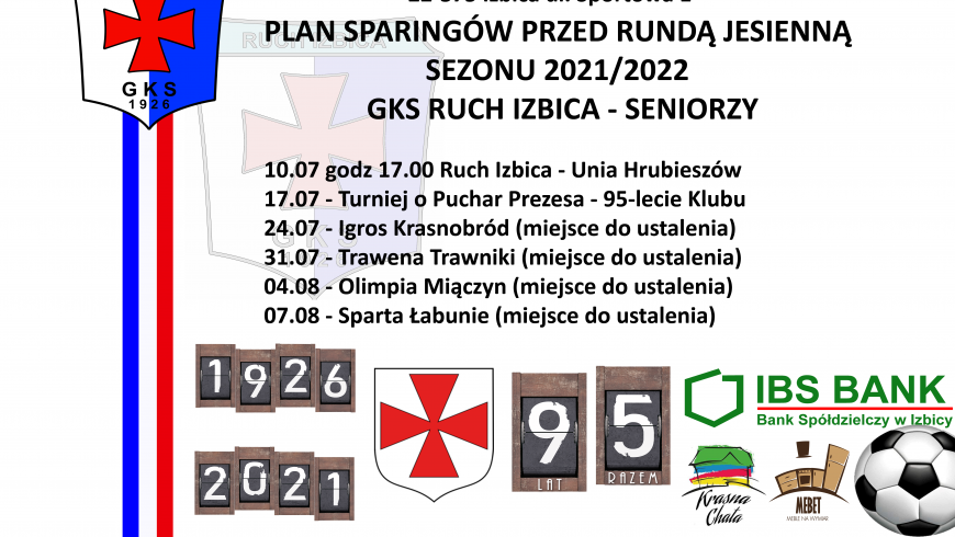 Plan przygotowań jesień 2021