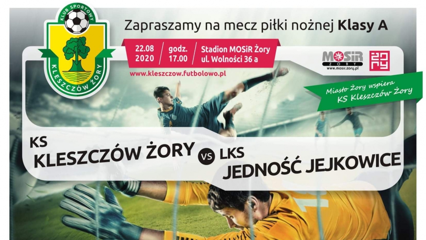 KS Kleszczów vs LKS Jedność Jejkowice klasa A