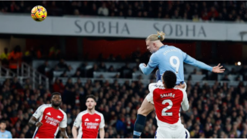 Bezradność Haalanda, Manchester City przegrał z Arsenalem 1-5