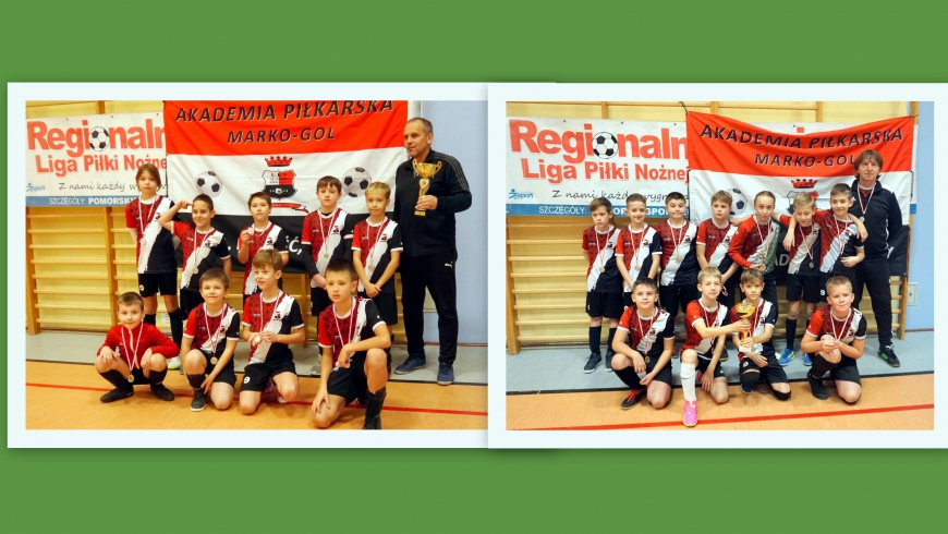 Srebrne medale orlików starszych i młodszych AP Marko-Gol w Halowej RegioLidze Cup