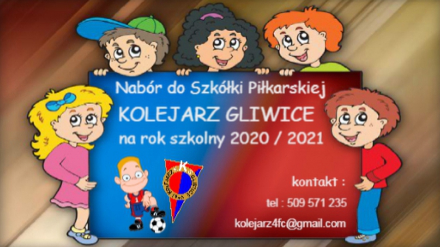Nabór do Szkółki Piłkarskiej Kolejarz na rok szkolny 2020 / 2021
