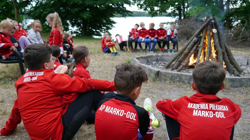 Dzieci AP Marko-Gol nad Jeziorem Rychnowskim