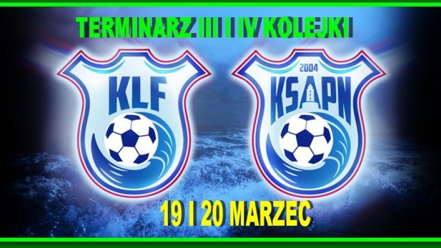 TERMINARZ III I IV KOLEJKI PLAY-OFF