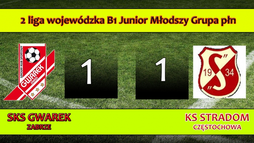 II LB1JM I SKS GWAREK ZABRZE – KS STRADOM CZĘSTOCHOWA 1:1