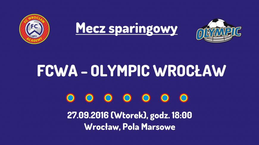 Sparing z Olympic Wrocław (27.09.2016)