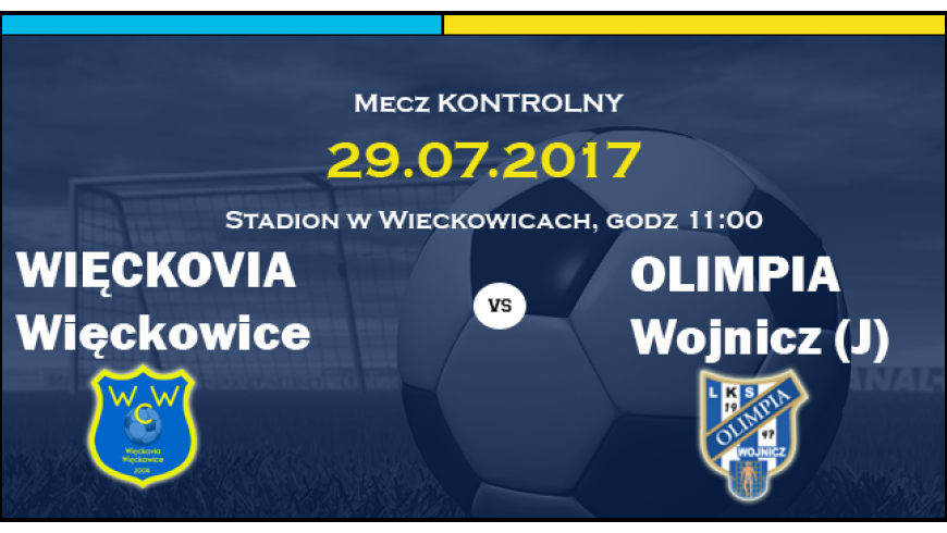 Mecz kontrolny z Olimpią Wojnicz (J).