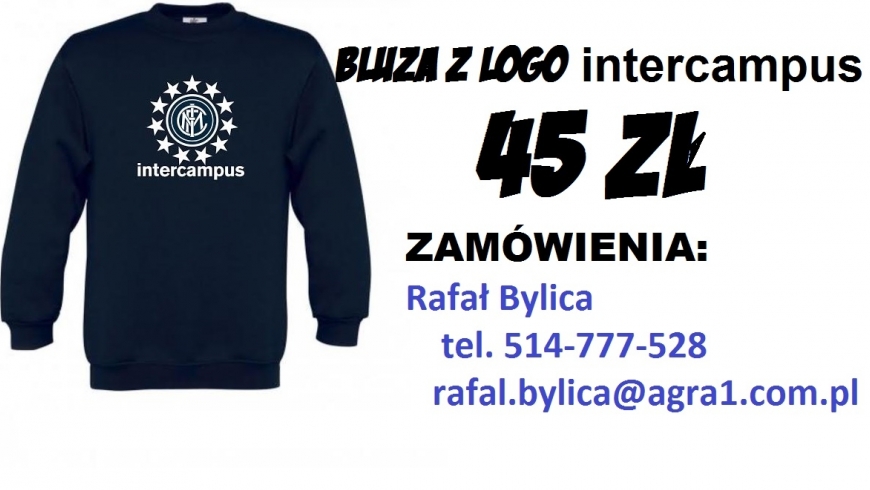 Bluza Intercampus - 45 zł.