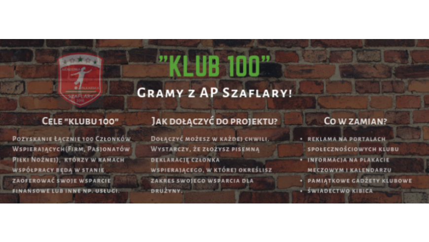 "KLUB 100"- graj z nami!