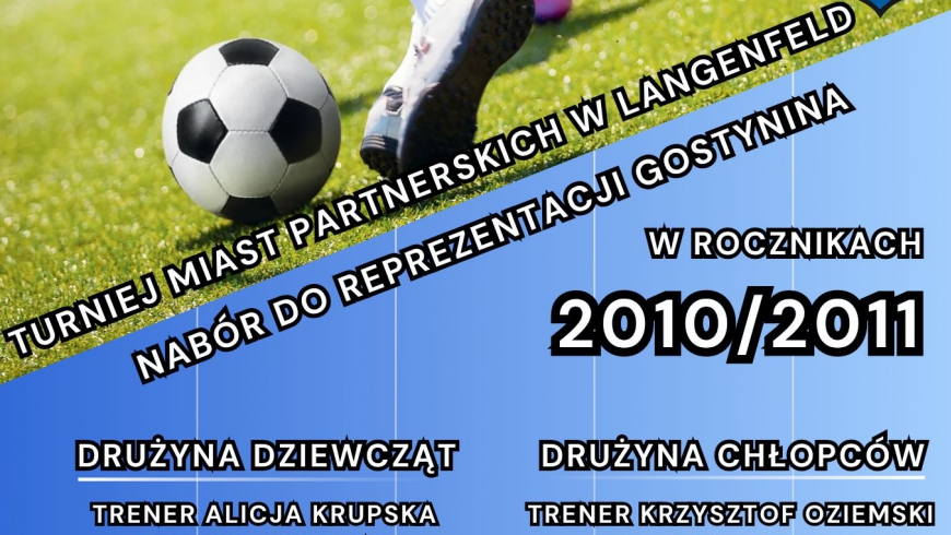 Nabór do reprezentacji Gostynina dla piłkarzy i piłkarek 2010/2011