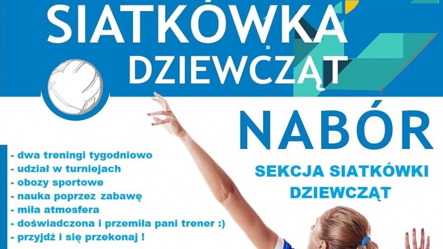 Nabór do sekcji siatkówki dziewcząt