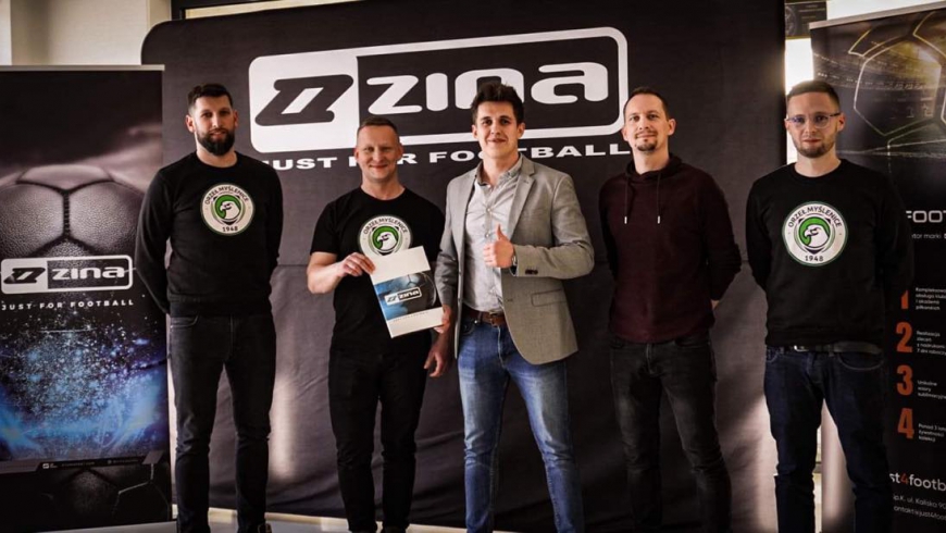 Just4Football - dystrybutor marki ZINA partnerem technicznym Orła Myślenice!