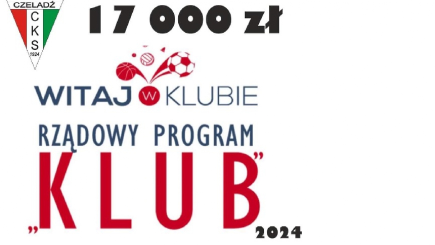 RZĄDOWY PROGRAM „KLUB” 2024