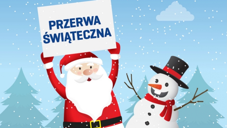 W dniach 24.12.2018-1.01.2019 biuro klubu będzie nieczynne